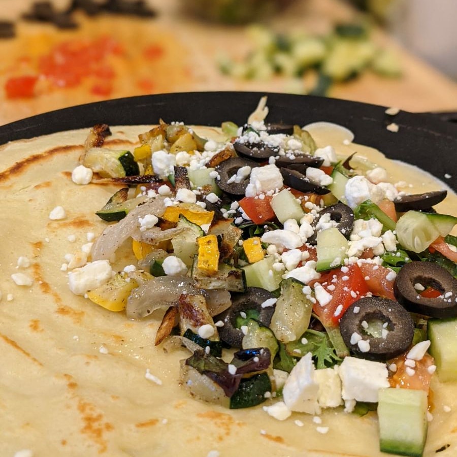 Greek Inspired Crepes Yum A Li'l Bit of Spice