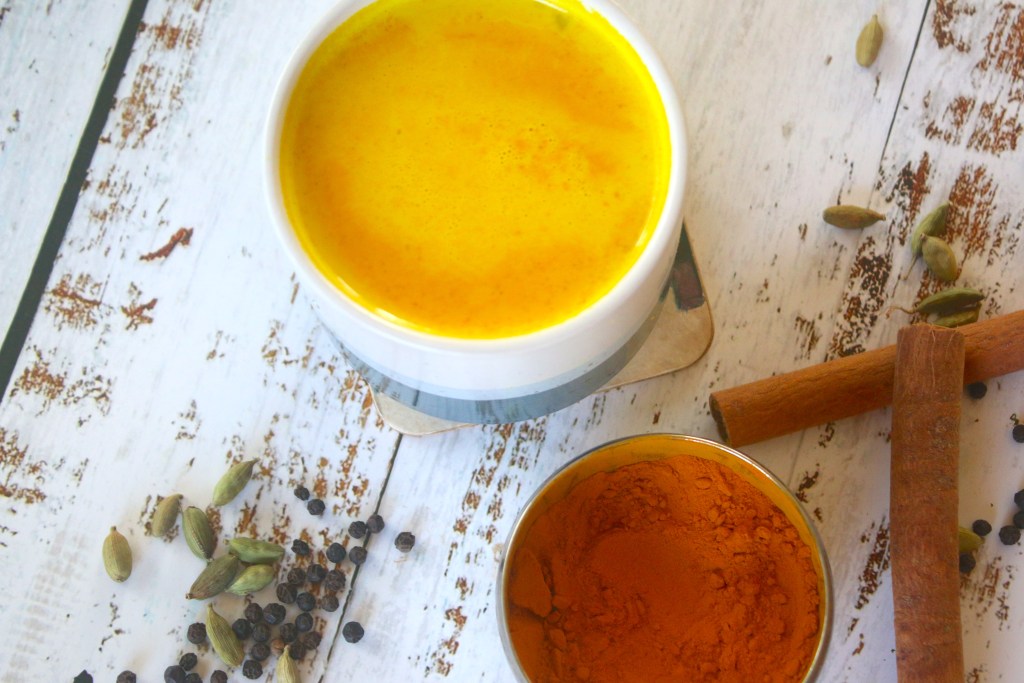 Haldi Doodh (Golden Milk) A Li'l Bit of Spice